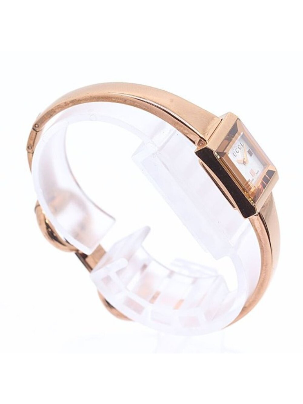 ★SOLD★ Gucci Frame 128.5 Quartz Shell Dial Watch - Picture 2 of 5